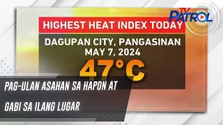 Pag-ulan asahan sa hapon at gabi sa ilang lugar | TV Patrol