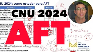 Como estudar para AFT no CNU 2024: dicas de estudo e como se planejar