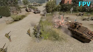 COH3 FPV Fighting against Stugs on Semois