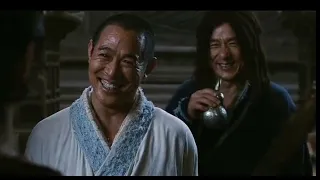 Jet li 李连杰 & Jackie Chan 成龙 Laughing scene 笑场面. The Forbidden Kingdom 那个禁忌王国