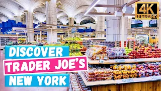 Откройте для себя великолепный продуктовый магазин Trader Joe's в Нью-Йорке, США