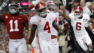 Alabama Freshman Wide Receivers Highlights 2017 (Jerry Jeudy, DeVonta Smith, Henry Ruggs III)