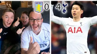 손흥민 HEUNG MIN SON SCORES A HAT-TRICK!! - ASTON VILLA 0 TOTTENHAM 4 - LIVE MATCHDAY VLOG