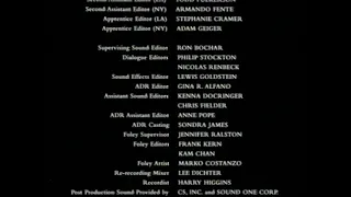 Movie End Credits #342 The Deep End of the Ocean