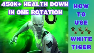 How To Use White Tiger With Best Rotation Of High Damage