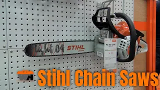 New #StihlUSA Chain Saws 1148 Series MS212, MS182, MS162 For Homeowners and Semi Pro Tree Trimmers