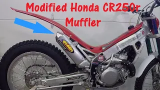 FMF Turbine Core 2 Muffler For A CR250 Modified To Fit a Montesa 315r