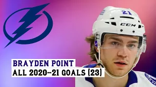 Brayden Point (#21) All 23 Goals of the 2020-21 NHL Season