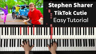 Stephen Sharer - TikTok Cutie Piano Tutorial Easy