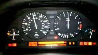 E34 instrument cluster self test