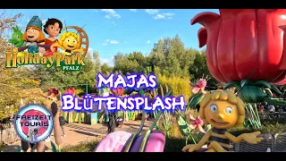 Holiday Park 💗 Majas Blütensplash Onride  🐝🌻💧 (POV) 4K