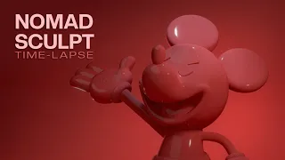 Mickey Mouse 3D Sculpted on iPad | 4K Nomad Sculpt