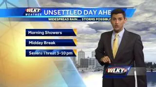 Grab an umbrella: Showers expected Tuesday morning