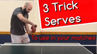 3 Trick Serves - Add these to your game