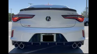 2021 TLX Type S Startup And Exhaust Note "V6 TURBO"