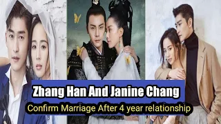 Zhang Han And Janine Chang // Finally Confirm Marriage After 4 year Relationship 2023,#Zhang