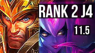 JARVAN IV vs EVELYNN (JUNGLE) | Rank 2 J4, 5/2/20, Rank 28 | JP Challenger | v11.5