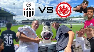 Lask Linz vs Eintracht Frankfurt- Stadionvlog⚽️ - Trikots & Schuhe geschenkt bekommen!!!👕👟😍