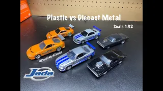 NEW?? Plastic Fast & Furious Vehicles By Jada | Plastic vs Diecast Metal | Unboxing