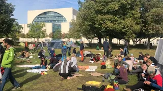 Extinction Rebellion: Klimaaktivisten üben Protestaktionen in Berlin | AFP