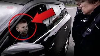 Polizei ERWISCHT 10-jährigen beim AUTO FAHREN