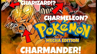 I Draw Charmander In MECHA Form! With Charmeleon and Charizard? | Timelapse | Pokemon Drawing