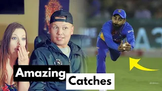 Insane Catches In Cricket Couples Reaction