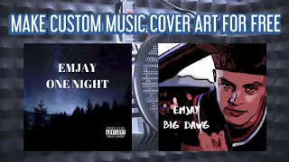 CREATE CUSTOM MUSIC COVER ART FOR FREE ON IPHONE USING CANVA