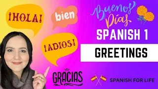 SPANISH GREETINGS AND INTRODUCTIONS  ( For English speakers) / Saludos/Learn SpanishSpanish 1