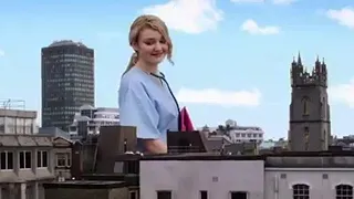 Giantess Students in Cardiff 6th Form College Commercial