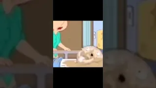 Lois Griffin vomits on Stewie Griffin