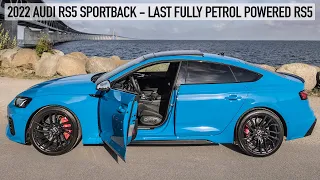 2022 AUDI RS5 SPORTBACK - LAST FULLY PETROL POWERED RS5, AWESOME SPEC - 600NM/450HP - TURBO BLUE  4K