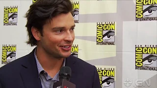 Tom Welling And Cassidy Freeman At Comic Con 2010