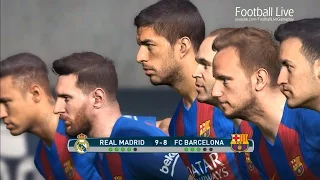 PES 2017 | Penalty Shootout | El Clasico | Real Madrid vs FC Barcelona | Gameplay PC
