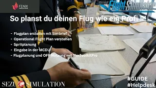 Simbrief Flugplan erstellen | wie ein Profi | MSFS | Deutsch | Tutorial