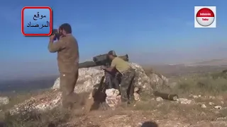 FSA fighters destroy SAA tank T-72 with ATGM TOW 720p