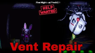 How to complete Mangle/Ennard vent repair! (FNaF VR: Help Wanted)