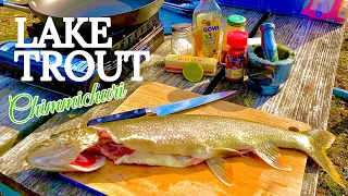 Lake Trout Catch, Cook & EAT with Chimichurri Sauce