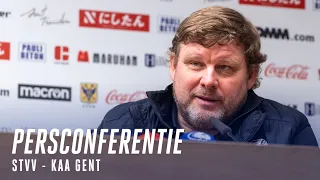 🎙 Persconferentie na STVV - KAA Gent