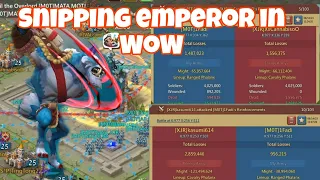 Lords Mobile | One of the best WoW against emperor 😲| M0T vs XJR