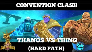 Thing One Shot Thanos Convention Clash Mcoc Hard Path | Mcoc | Marvel Contest of Champions