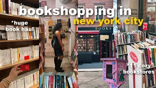 come book shopping with me in nyc 📚🗽bookstore vlog + huge book haul