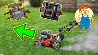 How to easily fix the lawnmower self-propelled drive system, drive NOT working (ENG Subtitles)