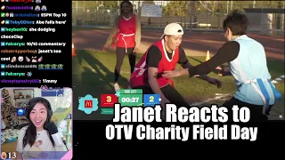 [Janet Reacts] Sydeon's Charity Field Day Highlights! 🏸🏃‍♀️