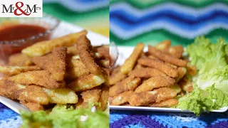 CRISPY BREAD CRUMBS POTATO FRIES | POTATO CRISPY SNACKS | COOKING | Kitchen with abra