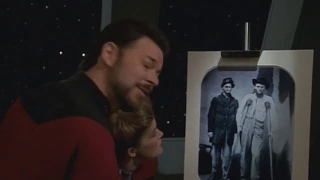 Riker Named His Son after His Ancestor Thaddeus Riker . Voyager scene referenced in Star Trek Picard