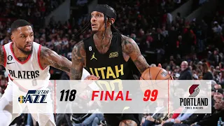 Utah Jazz Vs Portland Trail Blazers Highlights | Nov 19 | 2023 NBA Season