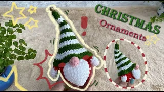 CHRISTMAS CROCHET : How to Christmas Crochet Gnome | Christmas Gnome | Christmas Ornaments 🎄🎁