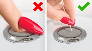 GIRLS' PROBLEMS WITH LONG NAILS💅🏻🤦🏻‍♀️ | Funny Life Situations And Hacks by 5-Minute Crafts LIKE