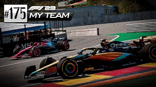 F1 23 - MY TEAM - GP DA BÉLGICA 50% - A EVOLUÇÃO DA MCLAREN É INCRÍVEL! - EP 175